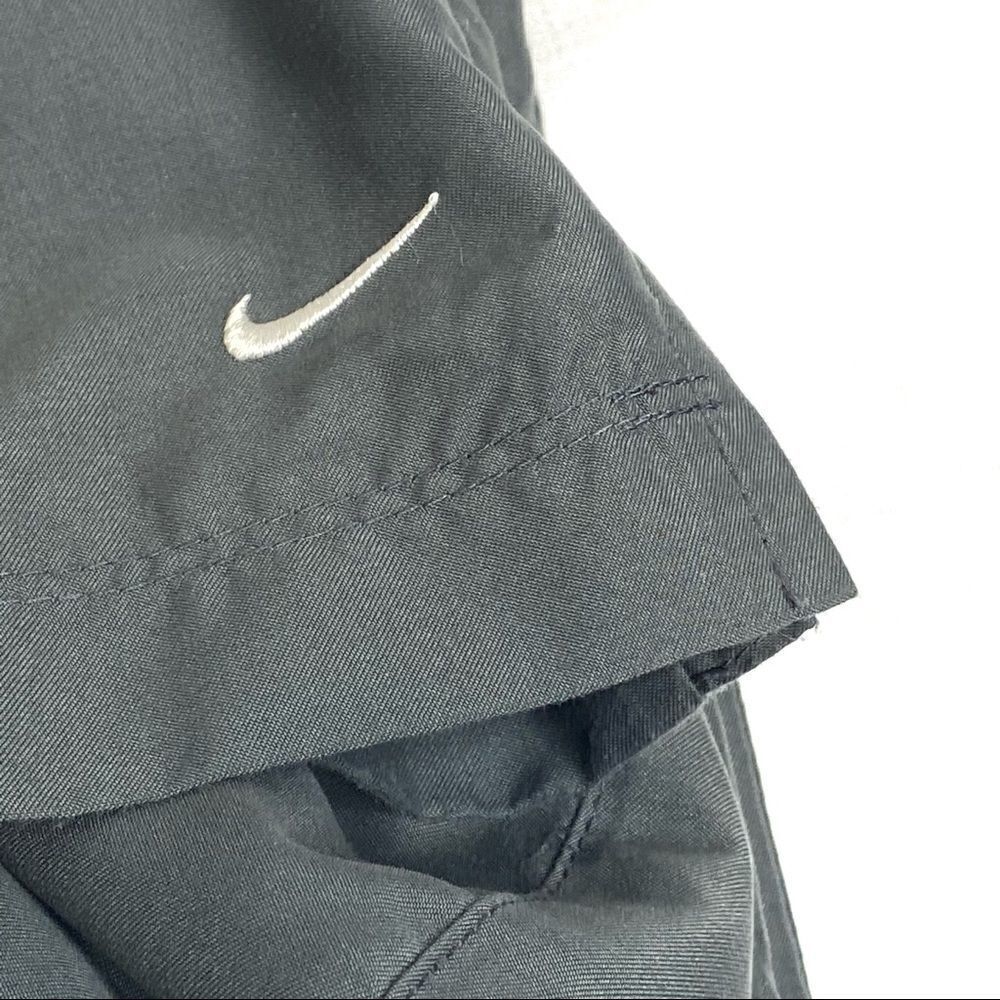 Nike gray mesh lined zipper and drawstring nylon track pants size M - Picture 16 of 16